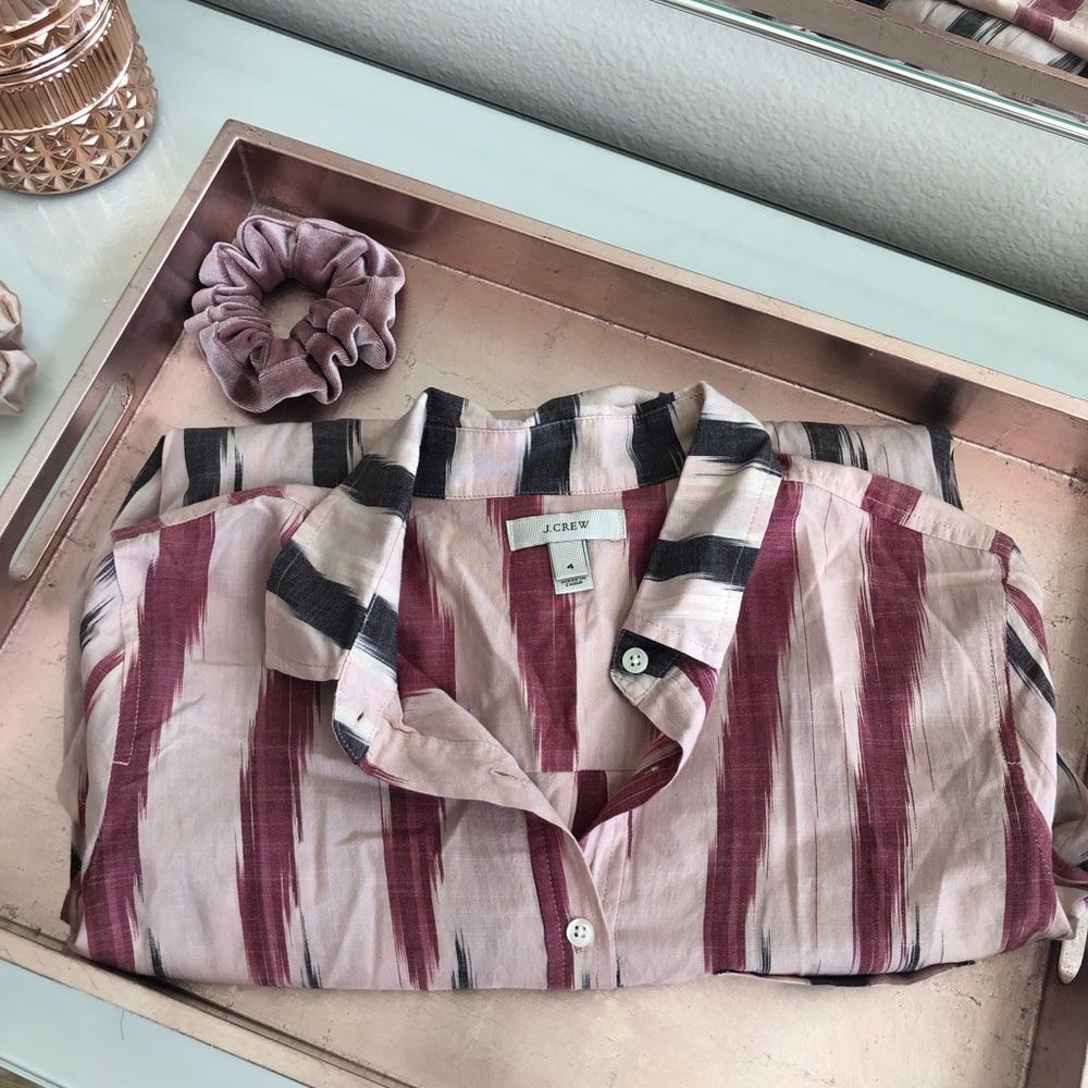 J. Crew | Ikat Popover Shirt